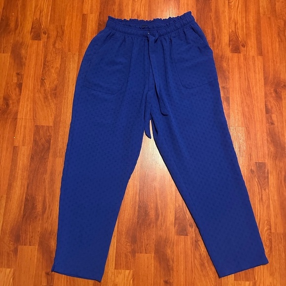 Soho Pants - Soho Royal Blue High Wasted Lightweight Pants